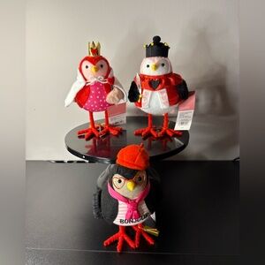 Target Valentines Day Birds Set of 3 Queenie Kingsley Cherie 2024 Hearts Love